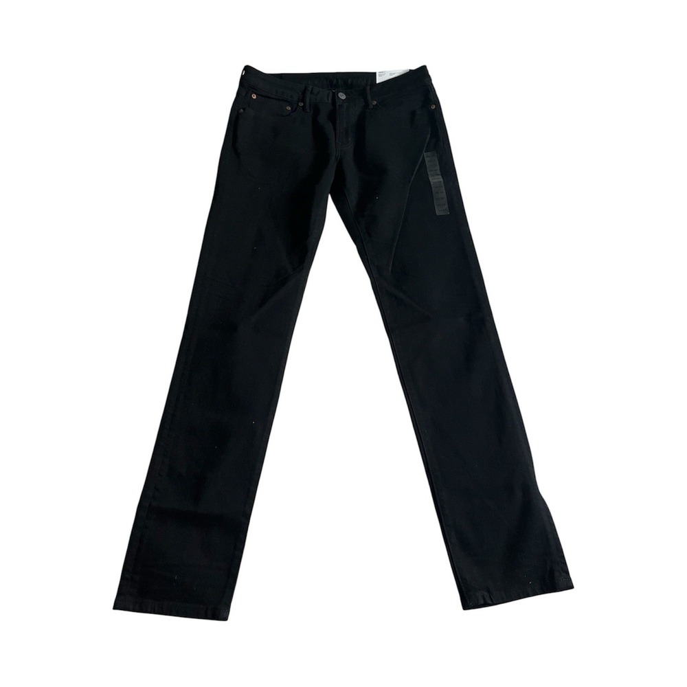 NWT American Eagle AE AirFlex+ Athletic Skinny Jeans Black Size 34x34 - Picture 2 of 5